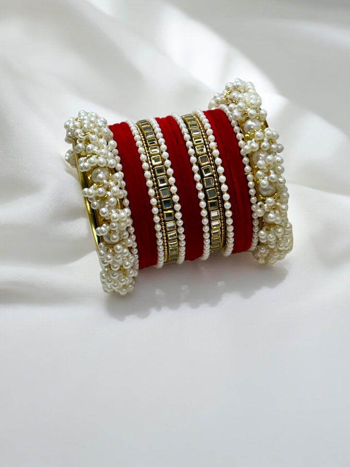 Pearl kundan Bridal Set For Wedding