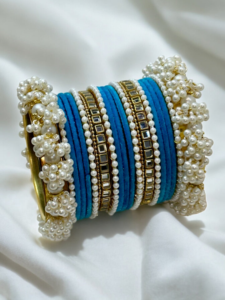 Pearl kundan Bridal Set For Wedding